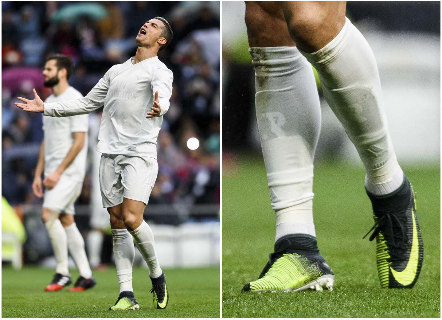 Ronaldo CR7 mang lên chân giày bóng đá Nike Mercurial Superfly V Discovery