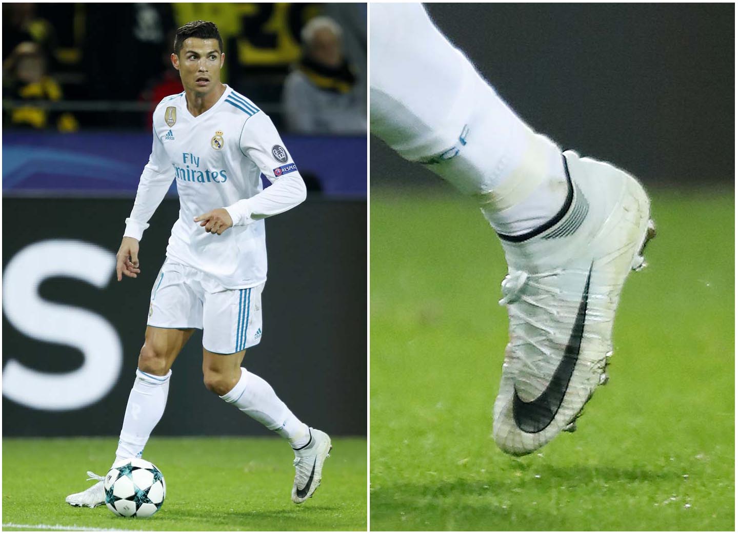 Ronaldo CR7 mang lên chân giày Nike Mercurial Superfly 5 Cut To Brilliance 