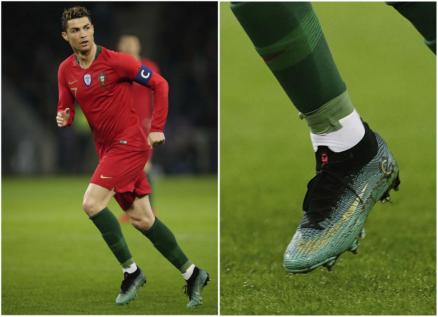 Ronaldo mang lên chân giày Nike Mercurial Superfly CR7 "Born Leader" tại Euro 2016