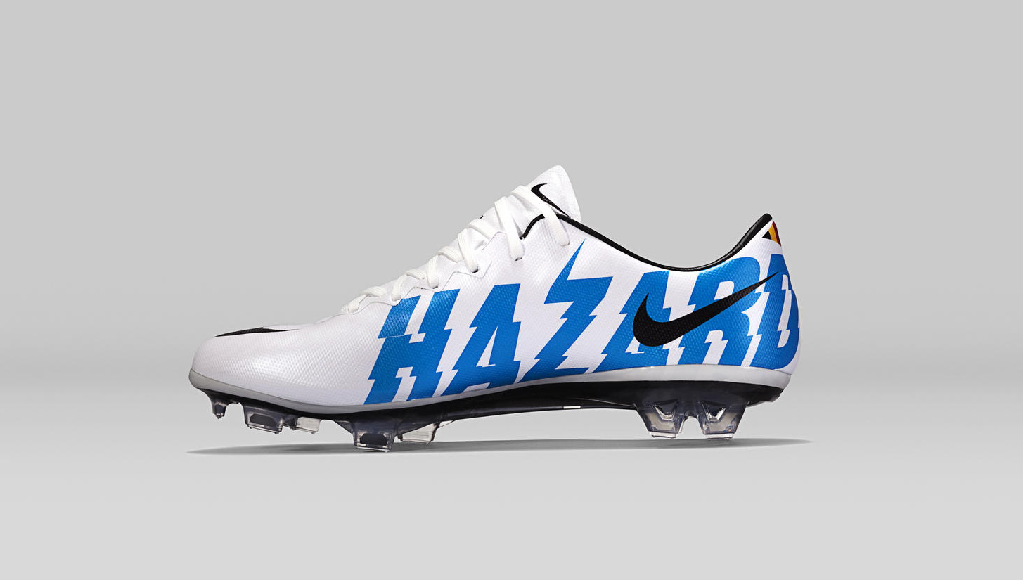 Mẫu giày Nike thửa riêng cho Eden Hazard với ý tưởng "Tia Chớp"